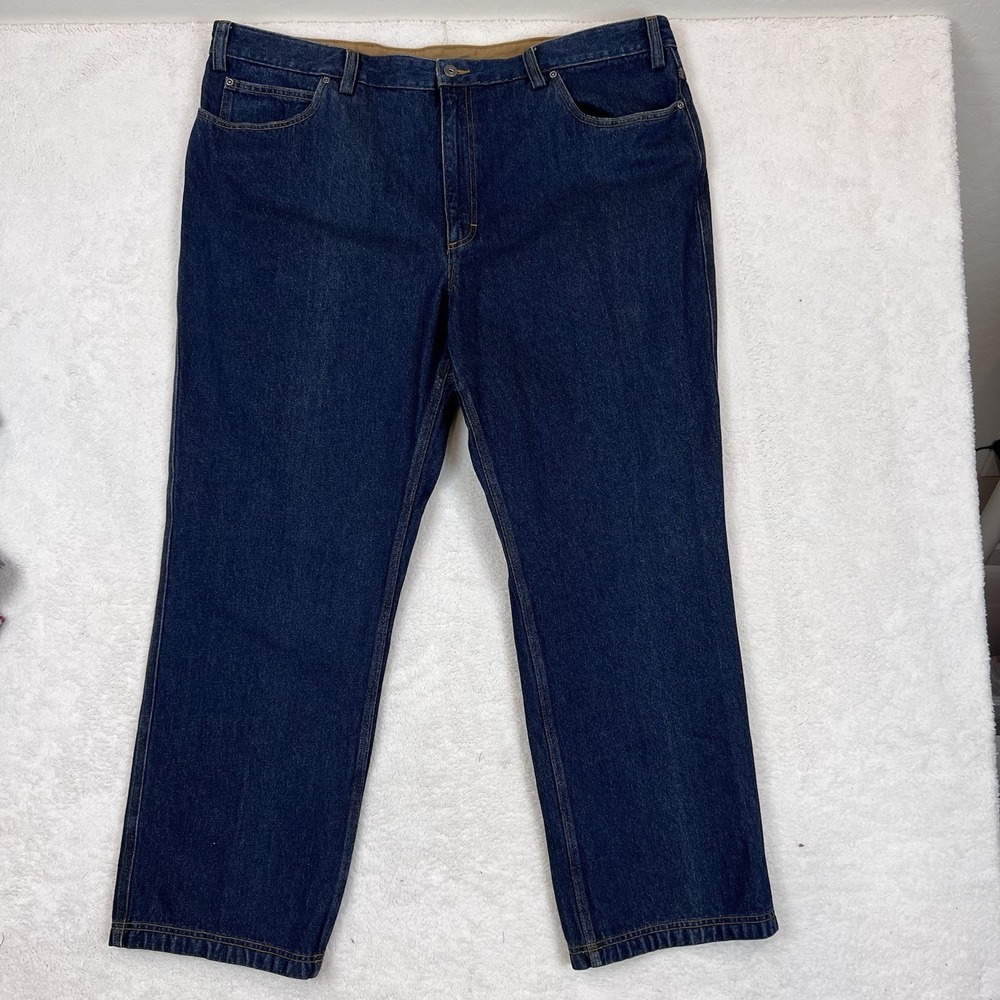 Duluth Trading Co Ballroom Jeans Mens 45x31.5 (46x32 Tag)‎ Denim Straight Leg